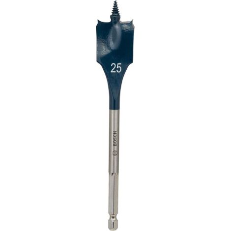 1x Mèche plate Self Cut Speed (Bois, avec queue six pans 1/4" Ø 25 mm Longueur 152 mm, Accessoire Perceuse à percussion) (1/4)