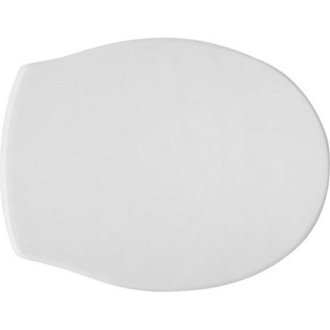 Sedile WC coprivaso per Azzurra vaso Jubilaeum bianco forma 1 46 x 36 cm interasse cerniere 10.5 - 21 cm regolabili (1/4)