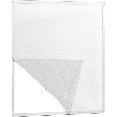 Weißes selbstklebendes Moskitonetz 150x300cm (inkl. 2 Rollen Kleber)