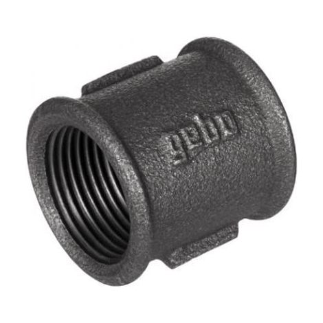 Raccord Opal manchon droite 66mm x 76mm noir