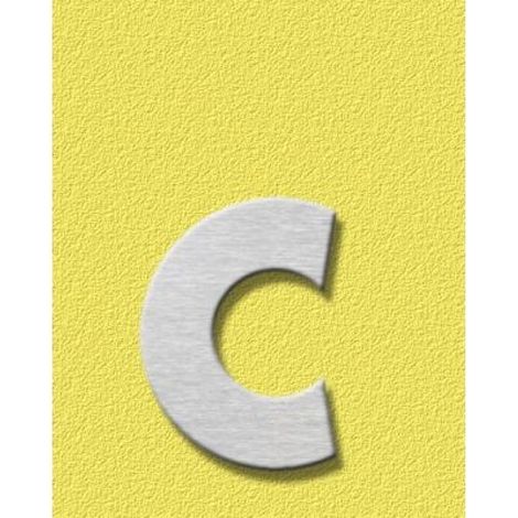 Heibi Hausnummer MIDI Buchstabe c Edelstahl 64482-072 (1/5)