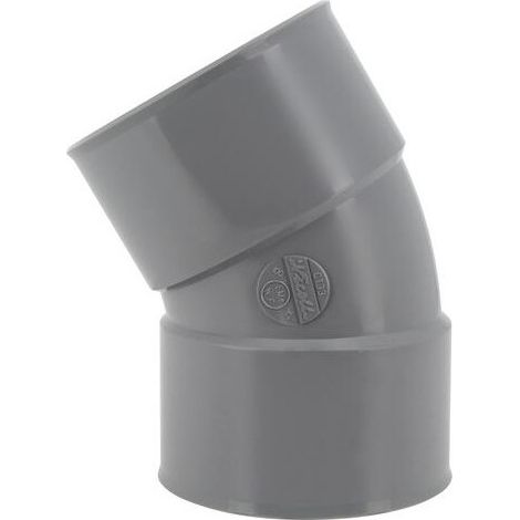 Raccordo scarico pvc nicoll uct33 gomito 30° 100 mm (1/3)