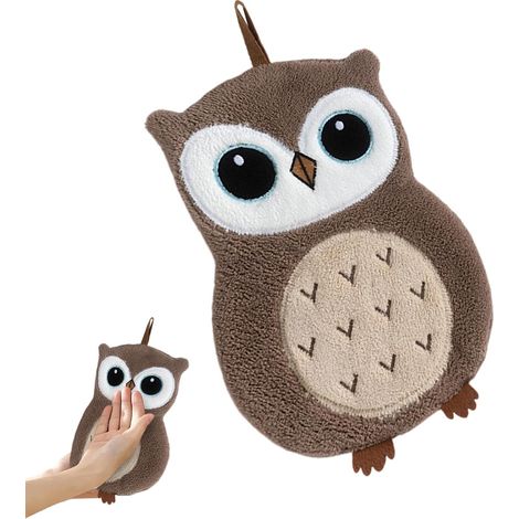 Owl Hand Towel Cartoon Hanging Hand Towel Cartoon Fabric