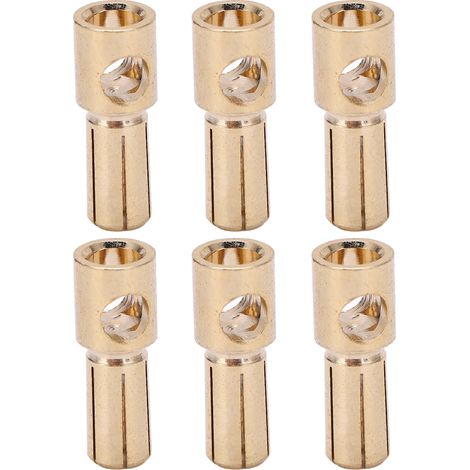 Lot de 10 fiches bananes haute performance de transmission, technologie CNC, anti-oxydation, haute précision, pour bricolage. (1/5)