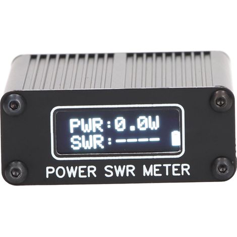 Mini-mesureur de TOS (taux d'ondes stationnaires) avec batterie intégrée pour radios ondes courtes sans fonction de communication (1/5)