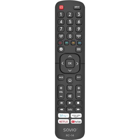 SAVIO RC-14 Universal remote control/replacement for HISENSE. SMARTTV (1/4)