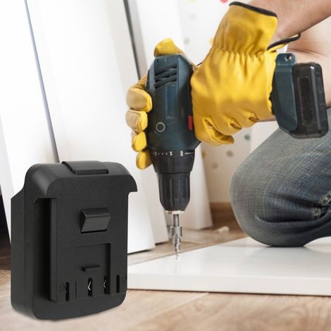 Adapter für Elektrowerkzeuge: Makita 18V Li-Ion-Akku, kompatibel mit Bosch-Akkus und mit Ladefunktion (1/5)
