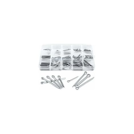 Goupille Fendue 150 pièces Goupille de Verrouillage en Acier 304 Inoxydable Assortiment pour la Mécanique de Petits Réparation 15 Tailles Différentes (1/5)