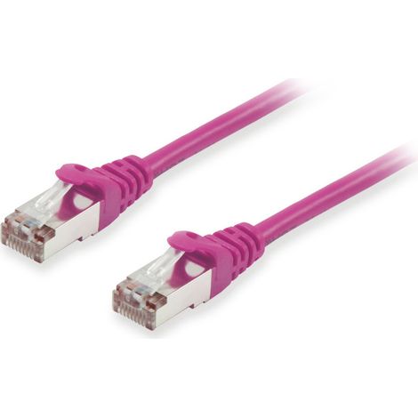Equip Patchkabel Cat6A SFTP 2xRJ45 30.00m lila LSZH Polybeutel