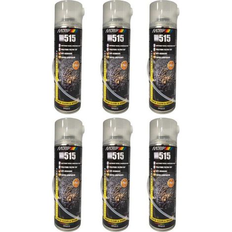 Lot de 6 bombes aérosol nettoyant FAP diesel 400ml - Motip