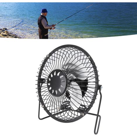 Ventilateur solaire 3,5 W 6 V : Ce ventilateur solaire peut recharger les téléphones portables et servir de batterie externe. (1/5)
