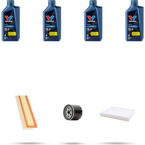 Kit tagliando 3 FILTRI e 4L OLIO compatibile con Renault Clio IV 1.2 16v 54kw Dal 2012 (1/5)