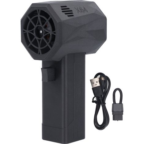Secador de aire para coche Jet Dry, mini secador turbo, potente ventilador turbo de 22 W, carga rápida, 240 km/h, X64 Pro 64 mm, negro (1/5)