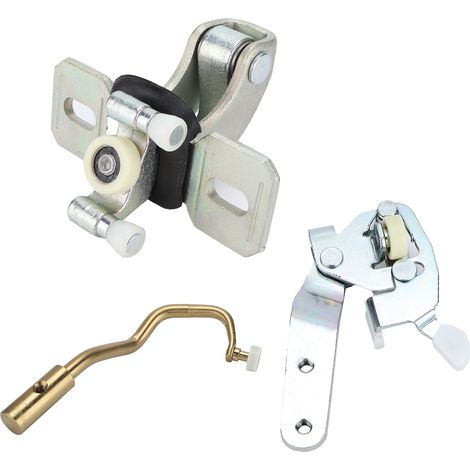 Akozon Ensemble de Guide de Rouleau de Porte Coulissante de Voiture Ensemble de Rouleau de Porte Coulissante électrique 1334553080 1323758080 Remplacement pour 2002-2006. (1/5)