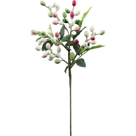 Brindille D'olivier Artificielle - 39 cm - Feuillage Vert avec Fruits - Pour Décoration Intérieure Extérieure Bureau Maison Couronne DIY - 1 Pièce (1/5)