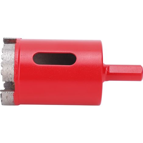 Foret à scie ondulée à revêtement diamant rouge de 40 mm pour carrelage et marbre (1/5)