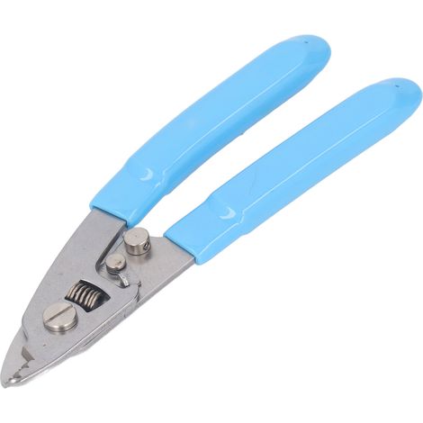 Pince à dénuder fibre optique 3 trous coupe précise acier inoxydable outil dénudage câble FTTH (1/5)