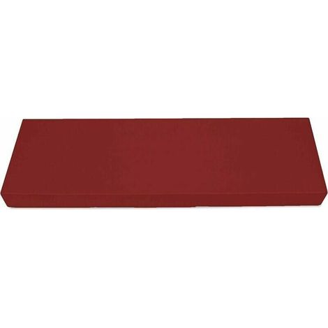 Cojín de respaldo para sofá de palets, 100 x 45 x 7 cm, para interior y exterior, impermeable, color vino tinto (1/5)