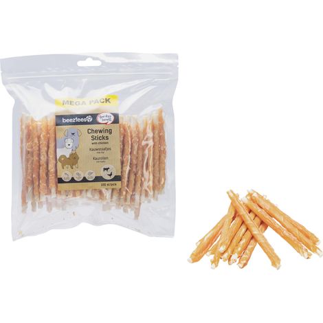 Beeztees Hundeleckerli Chewing Sticks Kausticks Huhn 100 Stück