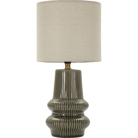 Lampe à Poser en Céramique "Harmony" 41cm Vert