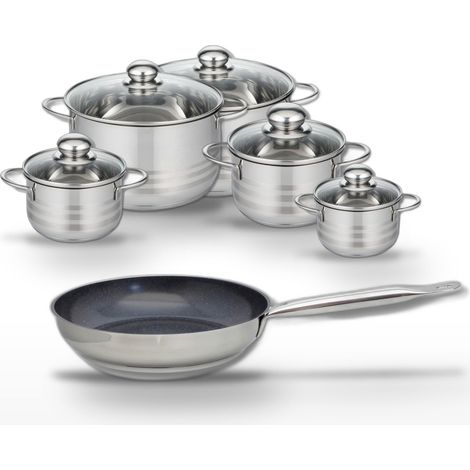 Lot Poêle 28cm & 5 Faitouts Elo Profi Therm Platinum (1/5)