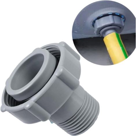 Raccord de Vidange pour Piscine Bestway/Coleman P6D1420 - Compatible Tuyau 1.5 Pouces (38mm) (1/5)