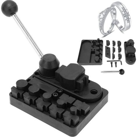 Set multifunzionale manuale per piegare anelli, ideale per orecchini e anelli, adatto a oro, argento e rame. (1/5)