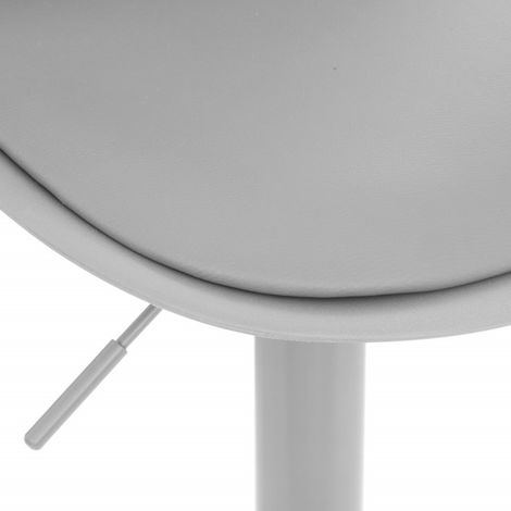 Tabouret bar déco style scandinave "Aiko" Atmosphera - Gris clair - Gris clair - (1/3)