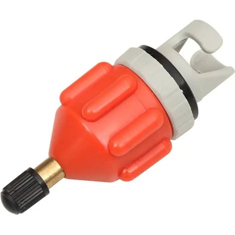 3 adaptadores de válvula para bomba de aire SUP, aptos para tablas de paddle surf, kayaks hinchables, canoas, barcos y otros accesorios - naranja (1/5)