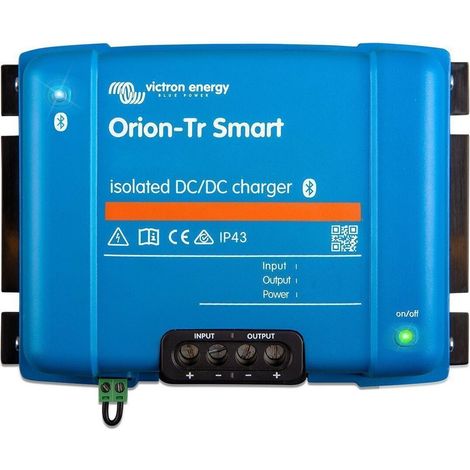Chargeur de batterie moto Orion-Tr Smart 12/12-18A 220W – Isolation galvanique – Configurable par Bluetooth – IP43 jusqu'à 55°C – Victron Energy