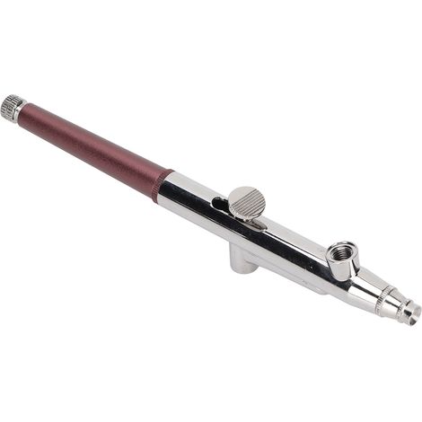 Aérographe de précision pour maquillage éphémère, vernis à ongles et tatouages, couleur gris-violet (1/5)