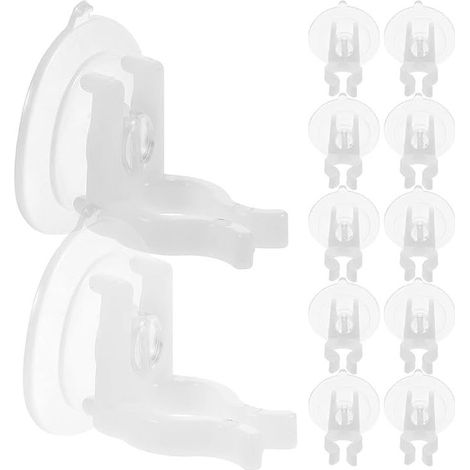 Transparent Suction Cup Candle Holders for Windows Suction Cup Clips for LED Candles Holders Decoration for Home and Christmas (1/5)