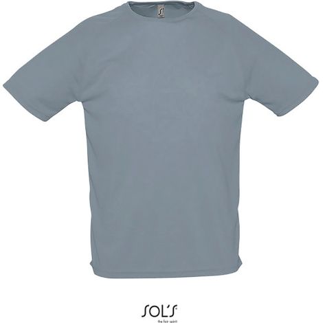 Camiseta Hombre Manga Raglán SOL'S SPORTY L Gris puro