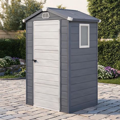Abri de jardin en kunststoff Aluminium 133 x 102 x 208 cm (1/5)