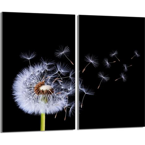 Placa protectora de vidrio para estufa 2x30x52 Flor (1/5)