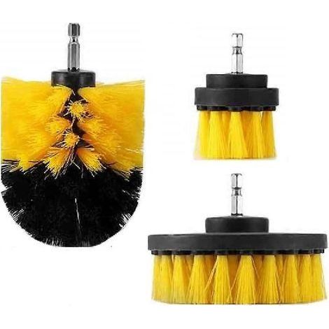Drill Brush Attachment Set - Power Scrubber Brush Cleaning Kit - All Purpose (1/4)