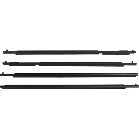 Bande d'étanchéité pour porte et fenêtre de voiture, 4 pièces, 75711 – 35011, ceinture d'étanchéité moulée pour 4Runner N280 2010 à 2024 (1/5)