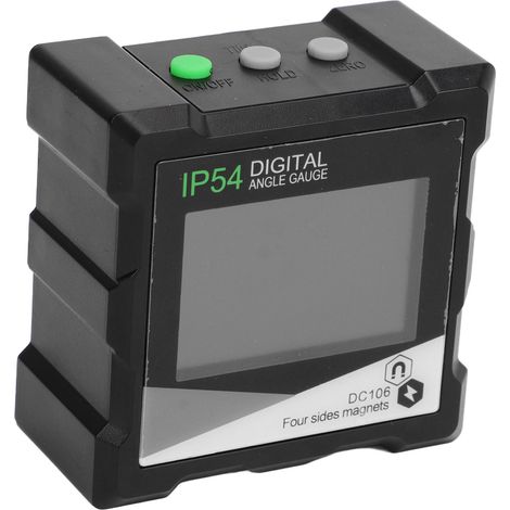 Niveau à digitale magnétique avec écran LED rétroéclairé et rotatif, rapporteur de mesure d'angle avec arrêt automatique, outil de menuiserie précis (1/5)