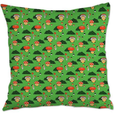 Housse de coussin à fermeture éclair invisible pour canapé ou lit décoration de la saint-valentin (1/5)