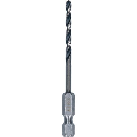 Bosch Metal HSS Twist Drill Bit 3.2 x 36 x 75 mm HEX 1/4"" Shank 2608577866 (1/5)
