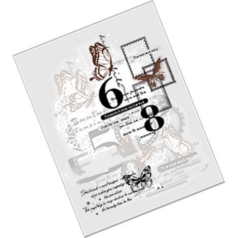 10 Vintage-Schmetterlingsaufkleber, PET-Etiketten, Dekorationsmaterialien für Scrapbooking-Fotoalben Typ 2 (1/5)