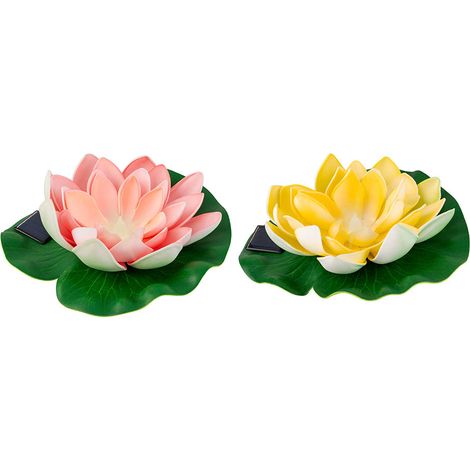 Lampe Solaire Lotus éclairage D'ambiance Blanc Chaud Autonome - Lumineo