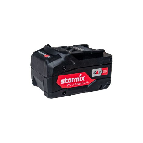 Akkupack 18V Li-Power 5.2 Ah, Starmix 459745