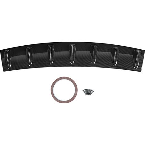 Déflecteur de pare-chocs arrière Requin 7-Ailerons Spoiler Diffuseur Grande Taille (1/5)