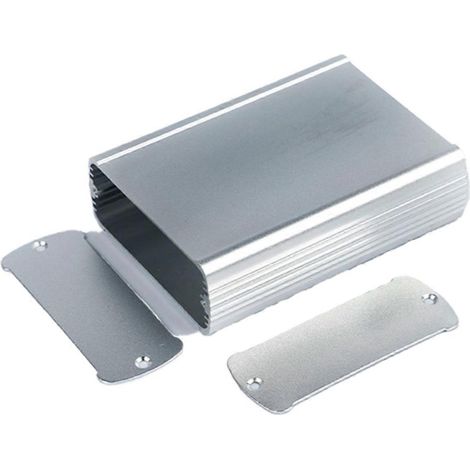 Integriertes wasserdichtes Aluminiumgehäuse, 82 x 32 x 110 mm, silberfarben (1/5)