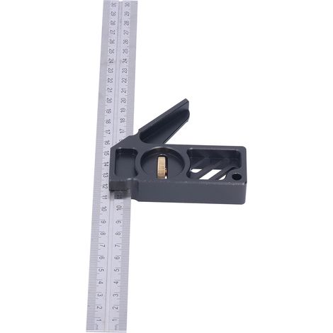 Règle d'angle active, large plage de réglage, facile à utiliser, réglable, en acier durable, limiteur (1/5)