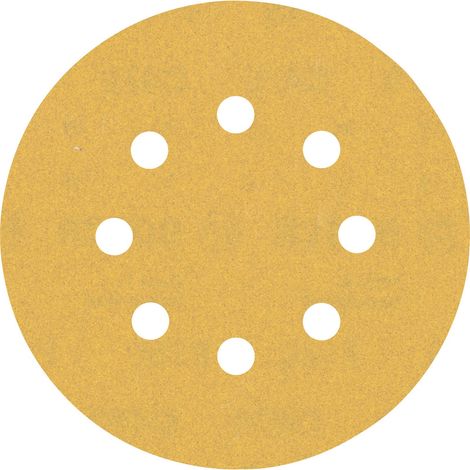 Feuille abrasive BOSCH EXPERT C470 pour ponceuse excentrique perforé - Grain 180 Ø 125 mm 5 pieces - 2608900808