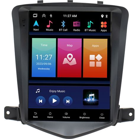 2+64G Android 13 Autoradio für Chevrolet Cruze J300 2008–2012 mit kabellosem Android Auto CarPlay, 9,7 Zoll Touchscreen mit GPS WiFi Bluetooth Mirror Link FM RDS EQ SWC + Rückfahrkamera