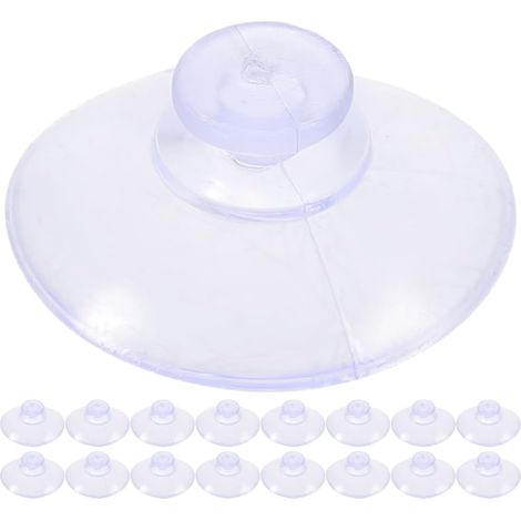 100 pièces Petites Ventouses PVC Collision pour Verre et Table Crochets Sans Outils pour Décorations Suspendues Ventouses Solides Adaptées Fenêtres et Tables