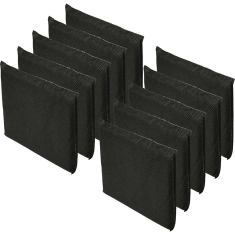 vhbw 10x filtro compatibile con Rex Zanker frigorifero - Filtro ai carboni attivi
